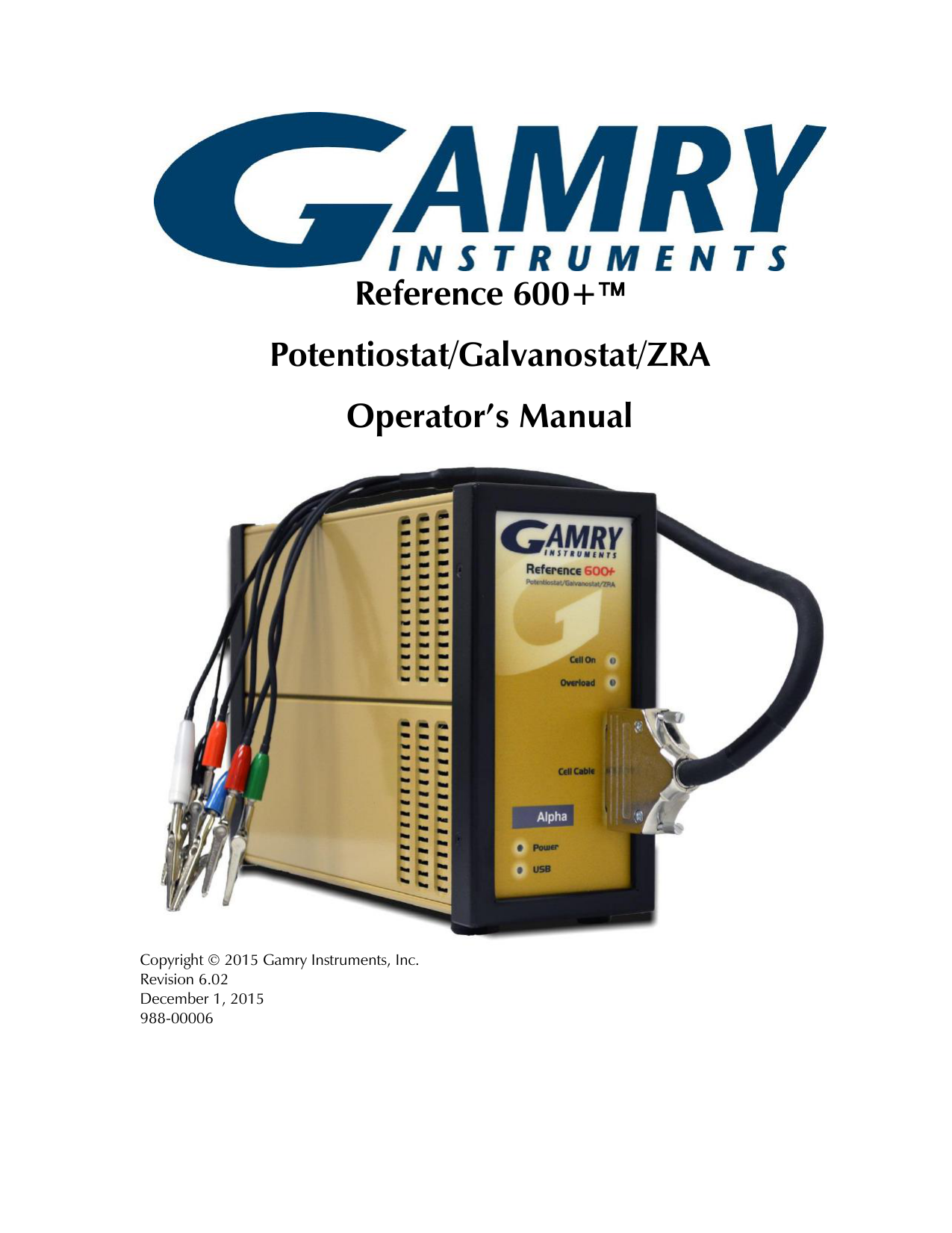 Gamry Instruments Reference 600 | informacionpublica.svet.gob.gt