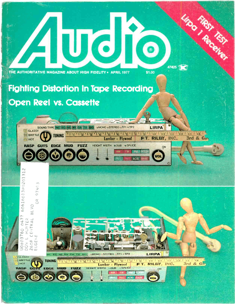 Fighting Distortion In Tape Recording Manualzz