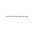 CollabNet Subversion Edge User Guide