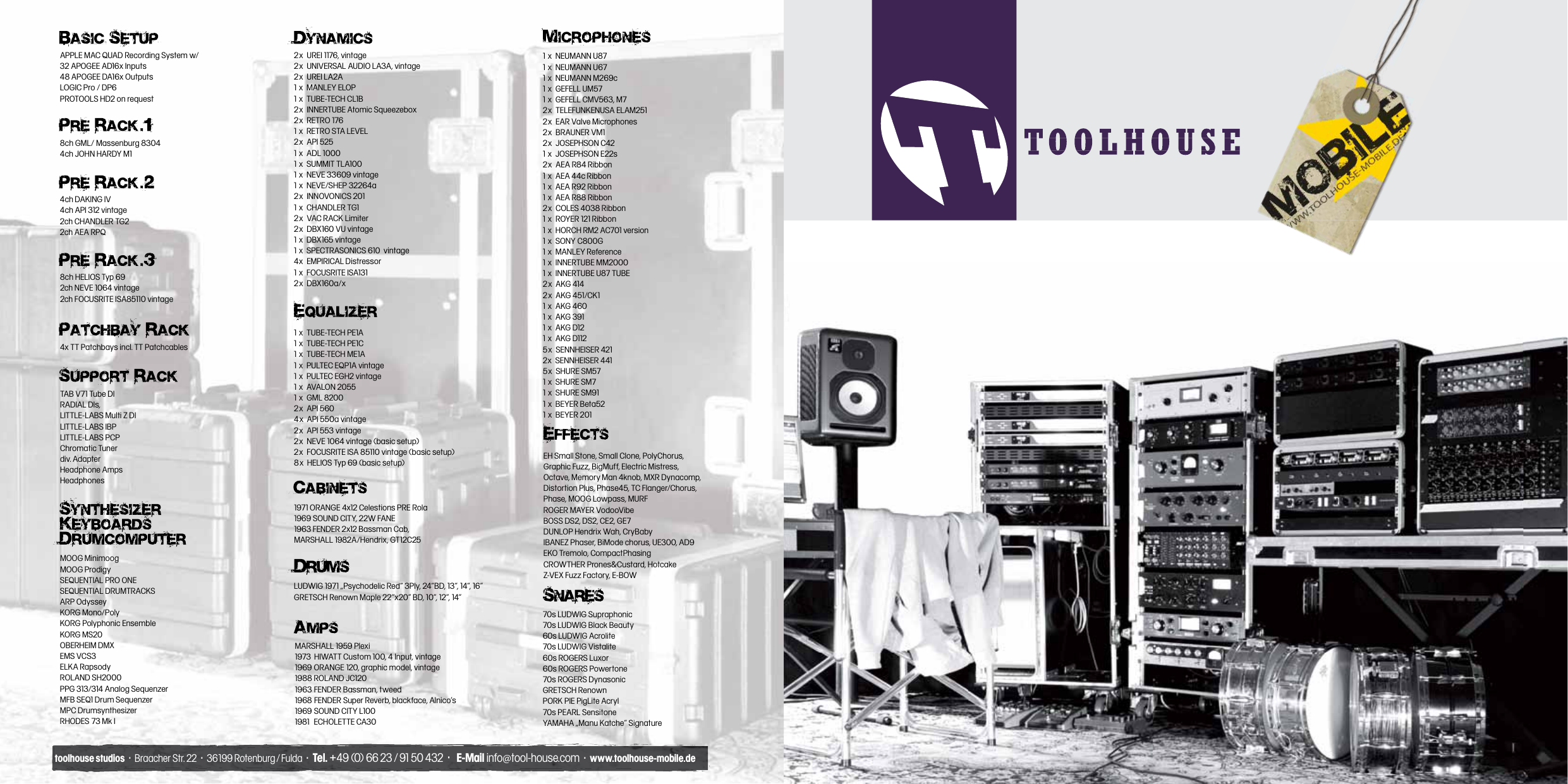 Toolhouse Studios Braacher Str 22 Rotenburg Fulda Tel Manualzz