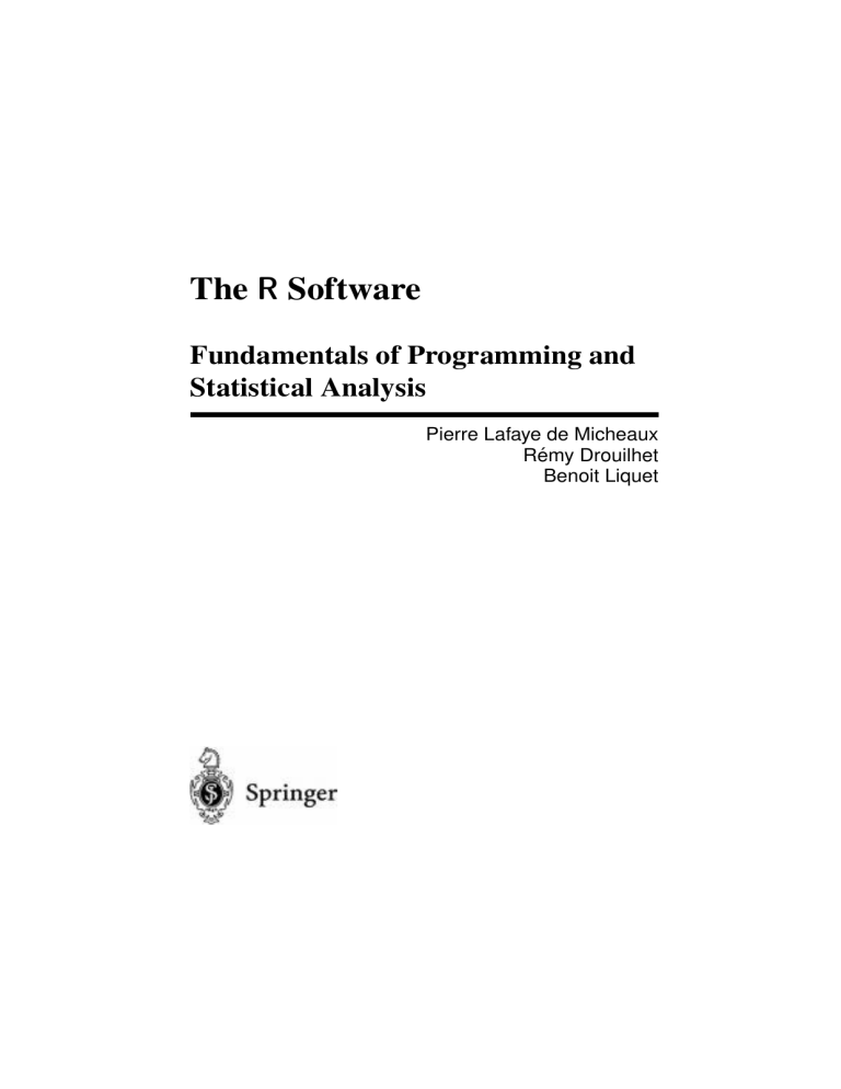 The R Software Manualzz