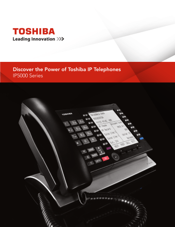 Discover the Power of Toshiba IP Telephones IP5000 Series | Manualzz