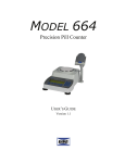 GSE 664 Precision Pill Counter User&rsquo;s Guide