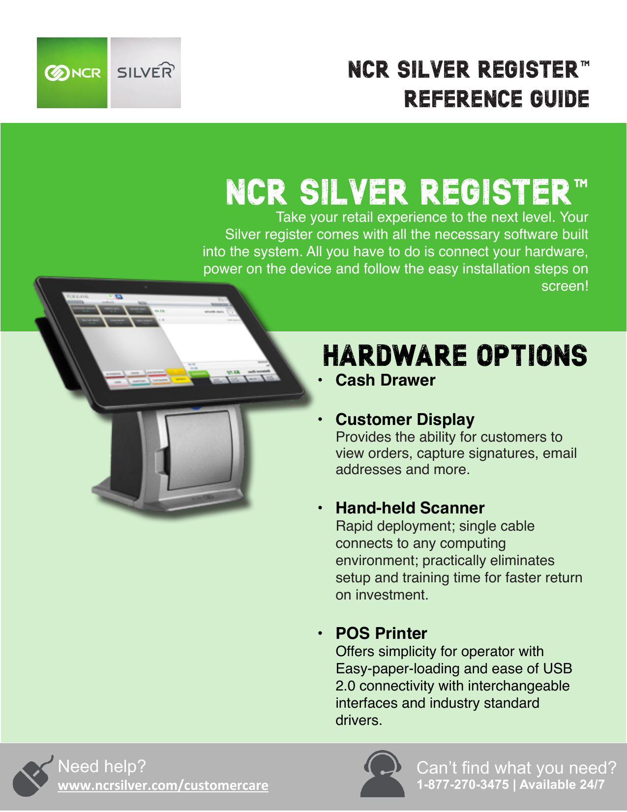 Ncr Silver Register Manualzz Com
