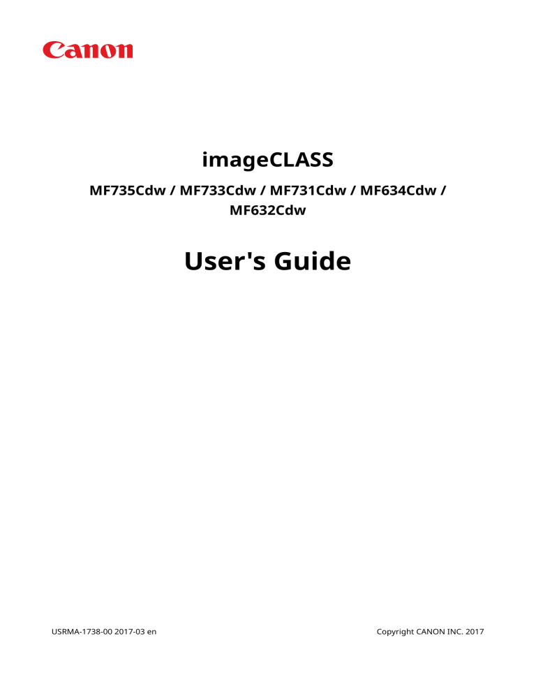 imageclass mf731cdw