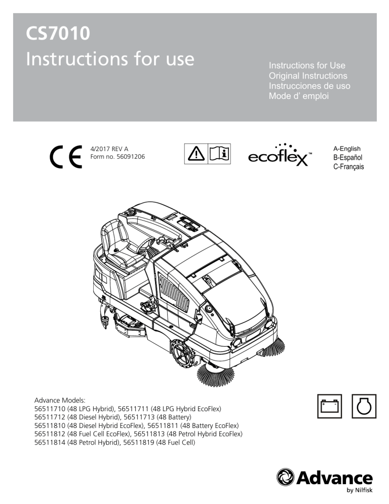 CS7010 Instructions for use | Manualzz