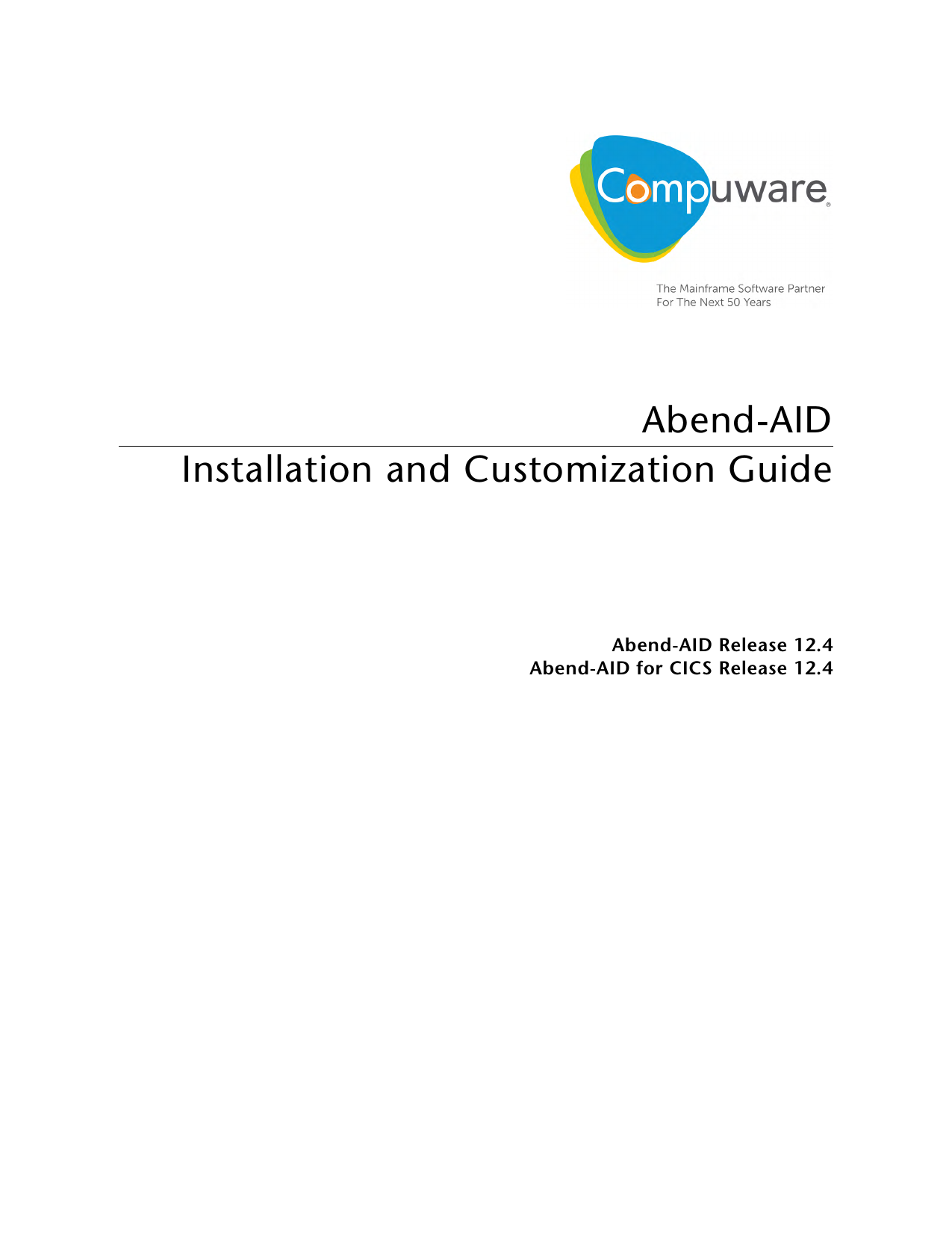 Abend-AID for CICS Configuration | Manualzz