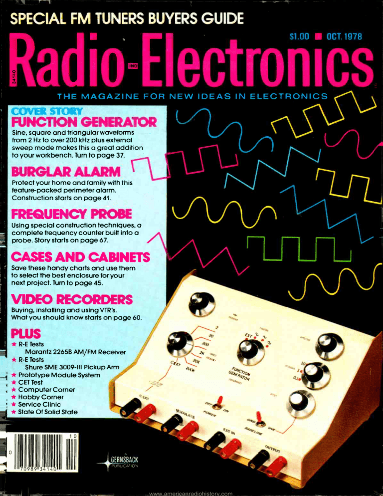 Recorders Function Generator Frequency Probe Cases And Cabinets Manualzz