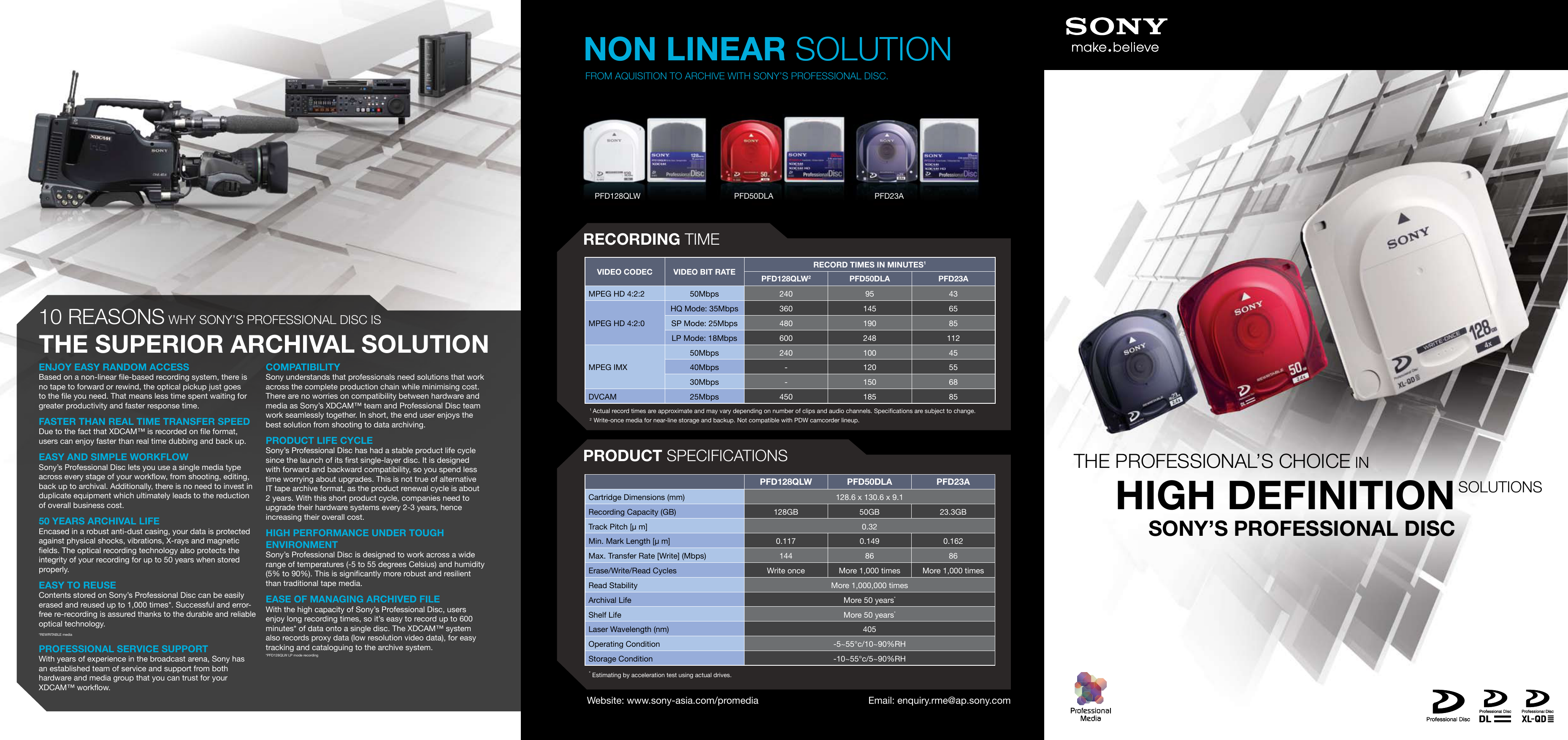 High Definition Sony Asia Pacific Manualzz