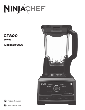 Ninja Chef Professional IQ Duo Blender Motor Base for CT800 CT805 CT810  CT815A