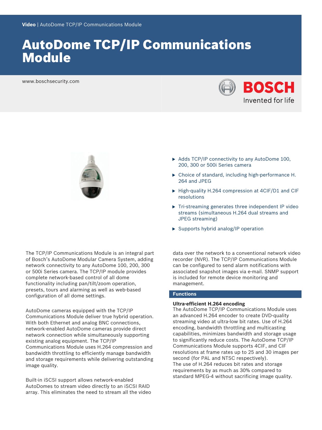 Autodome Tcp Ip Communications Module Manualzz