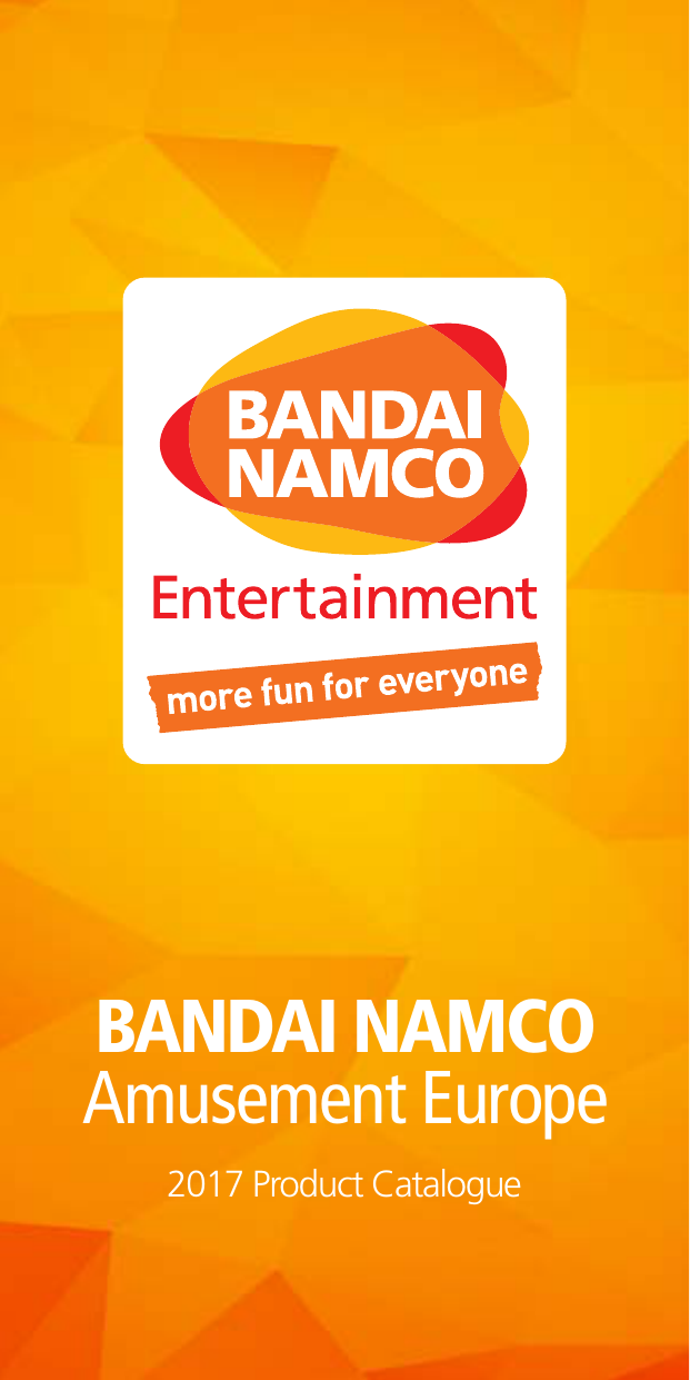 Pdf Catalogue Bandai Namco Amusement Europe Ltd Manualzz