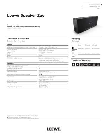 loewe speaker 2go