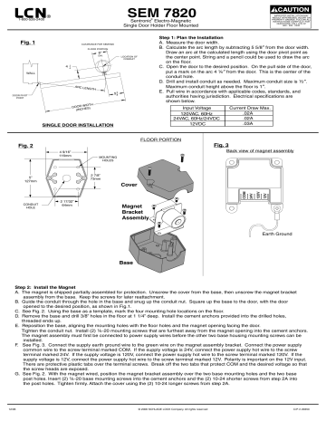 LCN SEM7800 Install Instructions | Manualzz