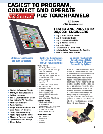 Ez Series Touch Panel Editor Programming Software Ez Series Touch Panel Editor Programming Software