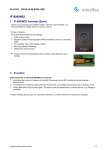 Interflex IF-800 W02 Slave Terminal User Manual