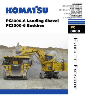 Pc3000 6 Komatsu America Corp Manualzz