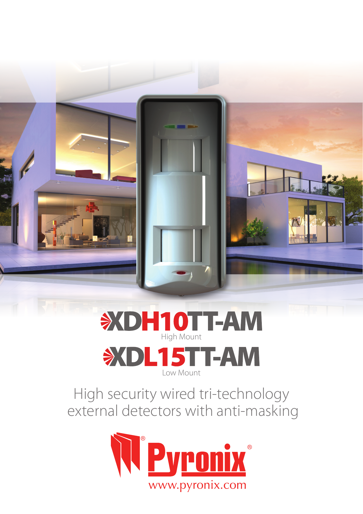 Pyronix Anti-Masking LongRage PIR Volumetric Detector Home Office Security Alarm