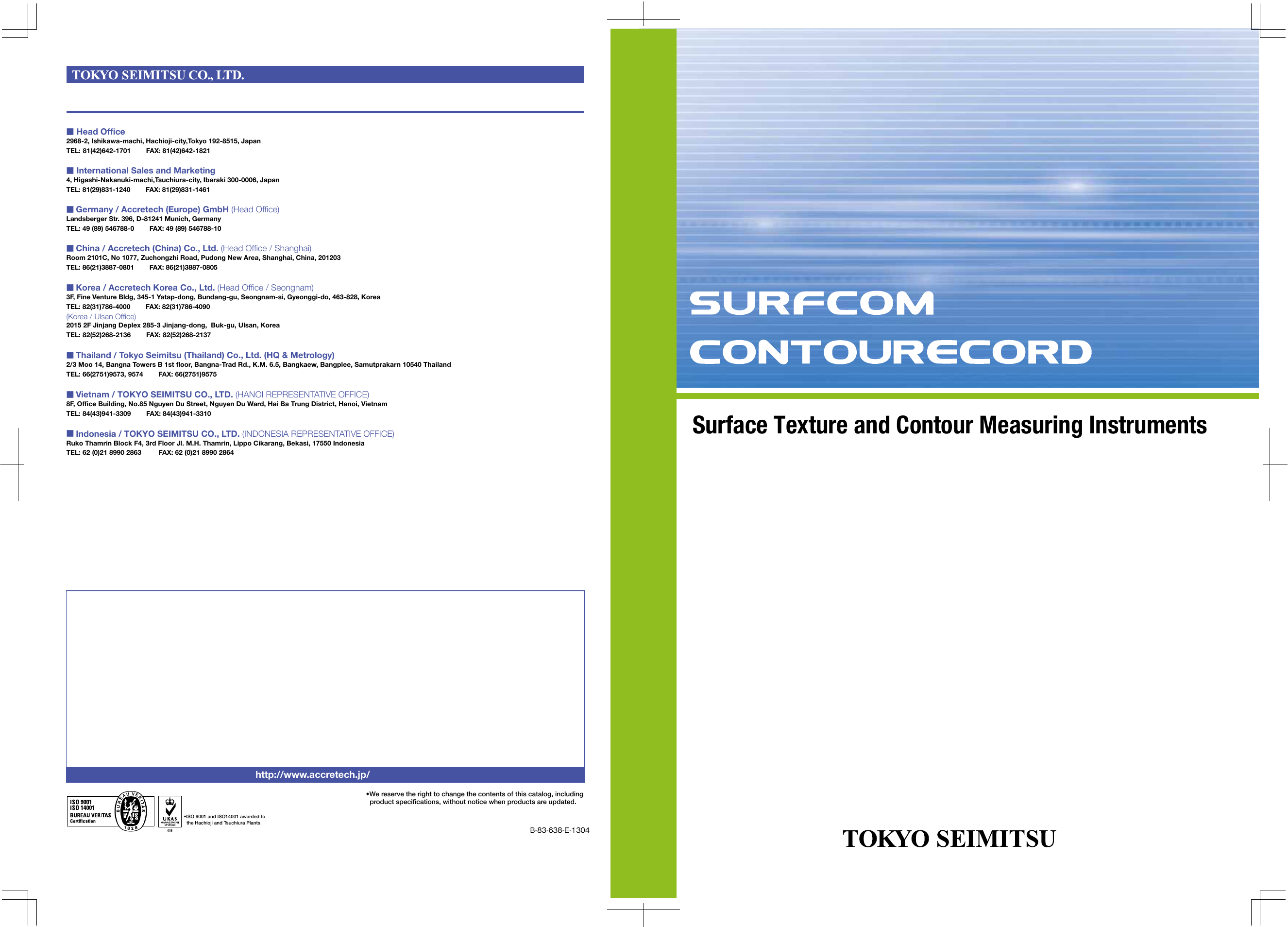 Surface Texture And Contour Measuring Instruments Manualzz