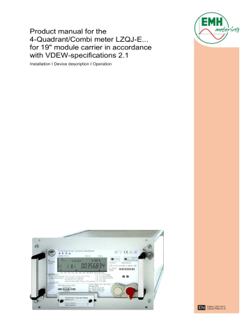 EMH metering LZQJ-E PHB-E-2.10 Product Manual | Manualzz