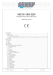 SENSY INDI 00, INDI 5250 Reference Manual | AI Chat &amp; PDF Download