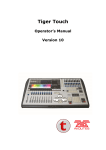 Avolites Tiger Touch II Operator's Manual