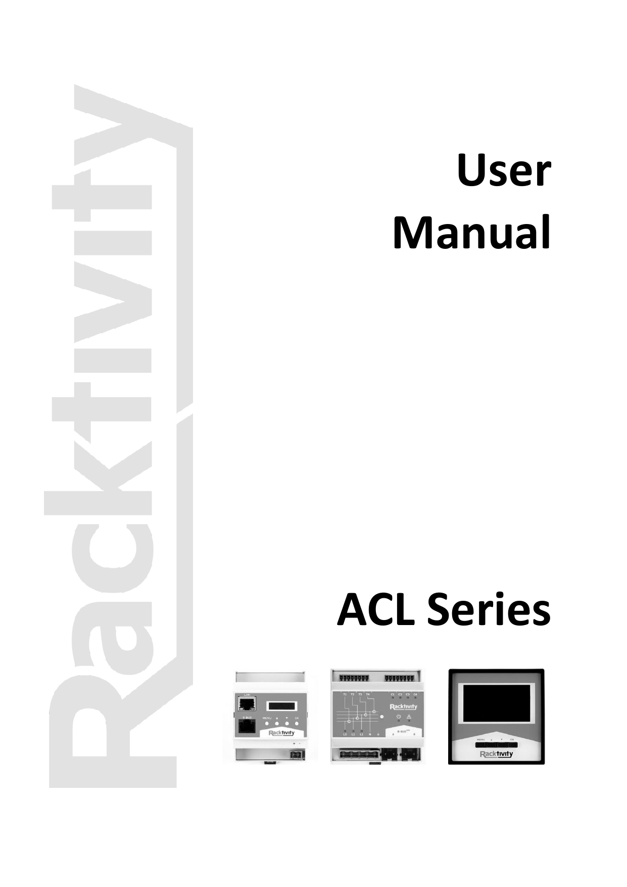 User Manual ACL Series | Manualzz