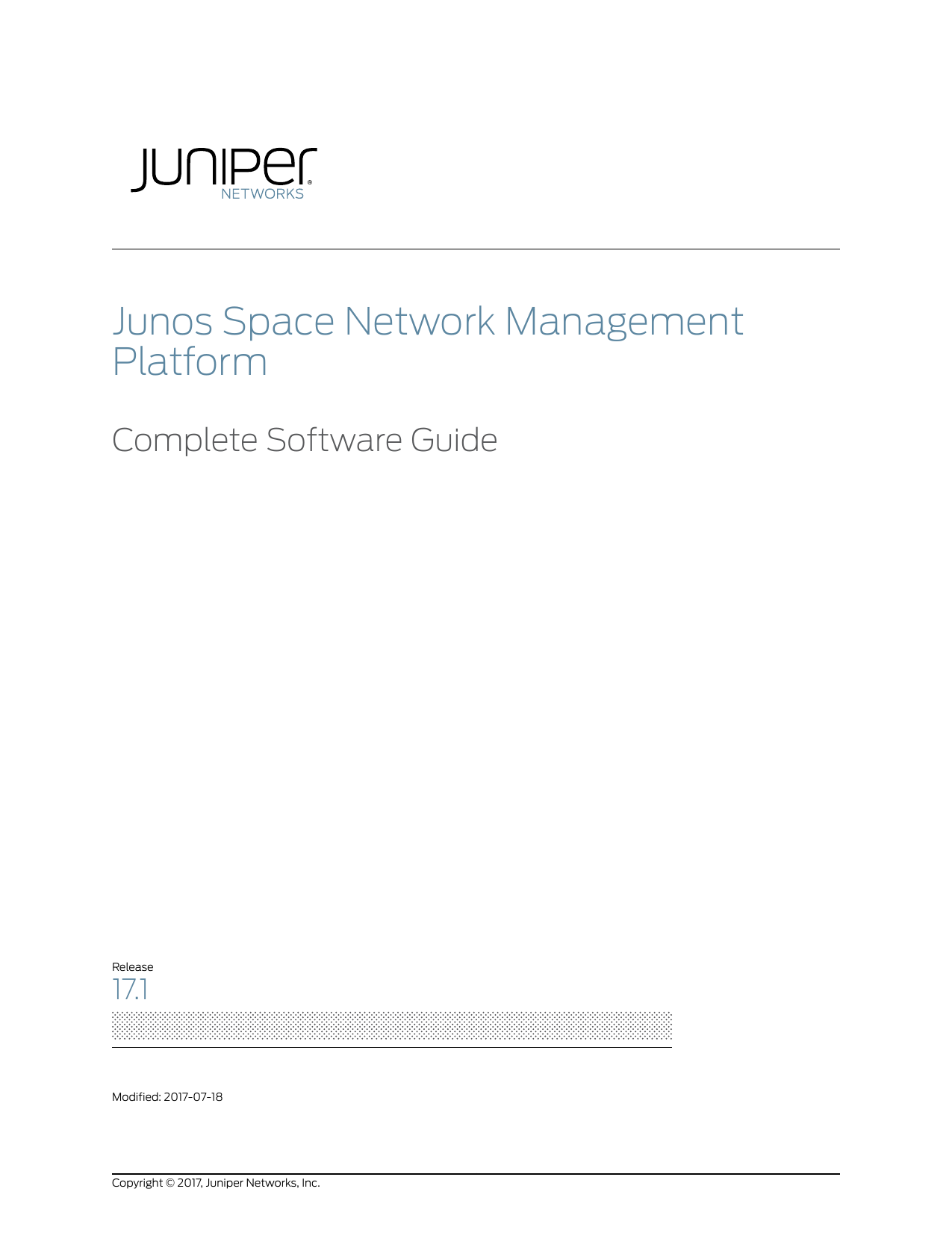 junos space 13.1