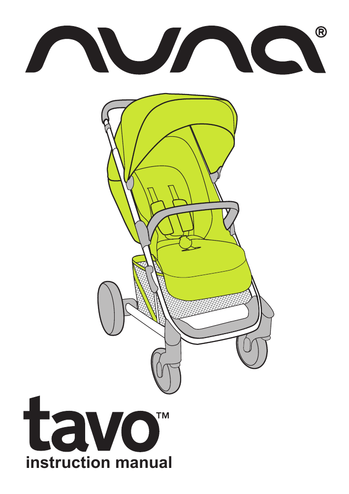 Nuna Tavo Trvl System Stroller Product Manual Manualzz