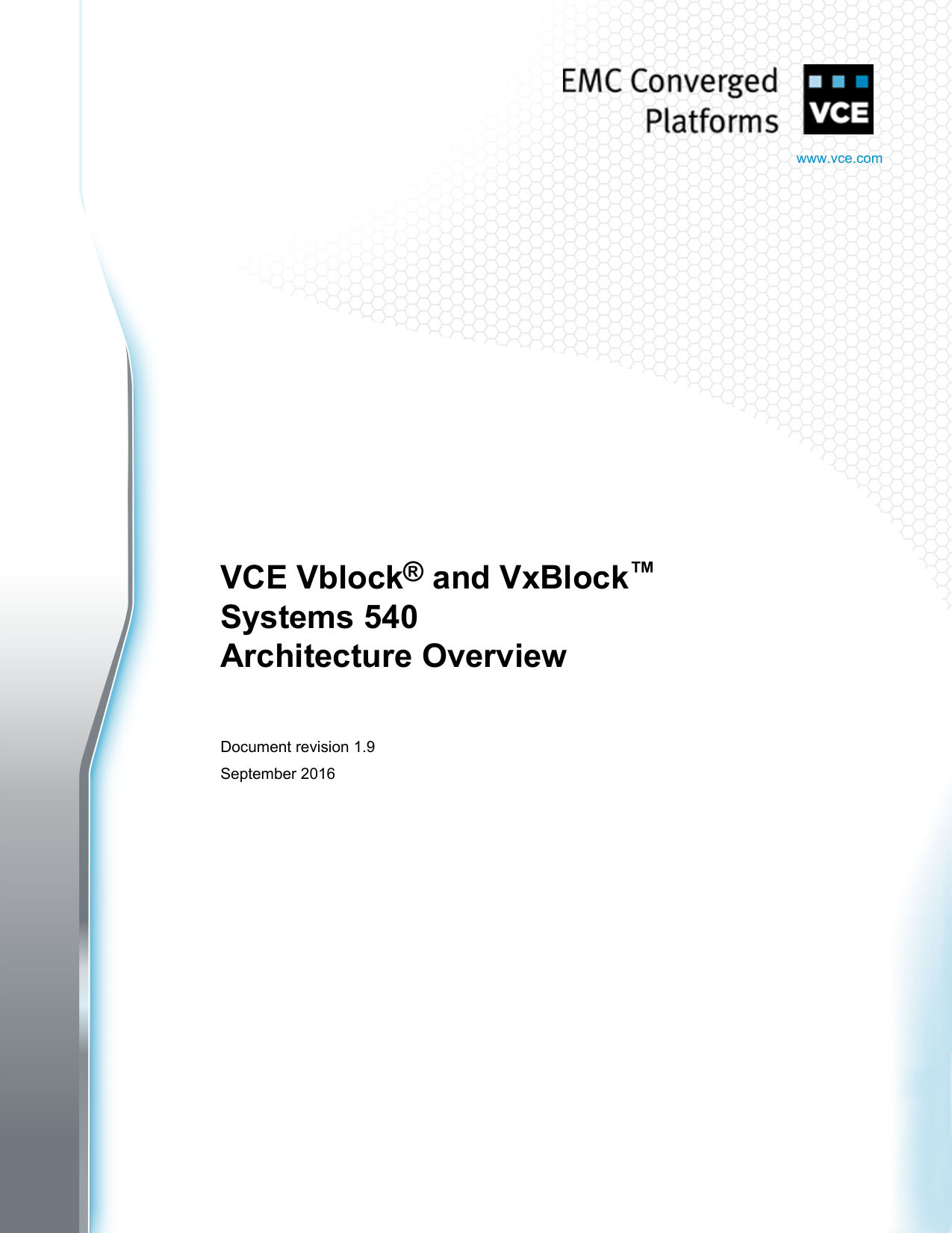 VCE Vblock and VxBlock Systems 540 Architecture Overview Manualzz