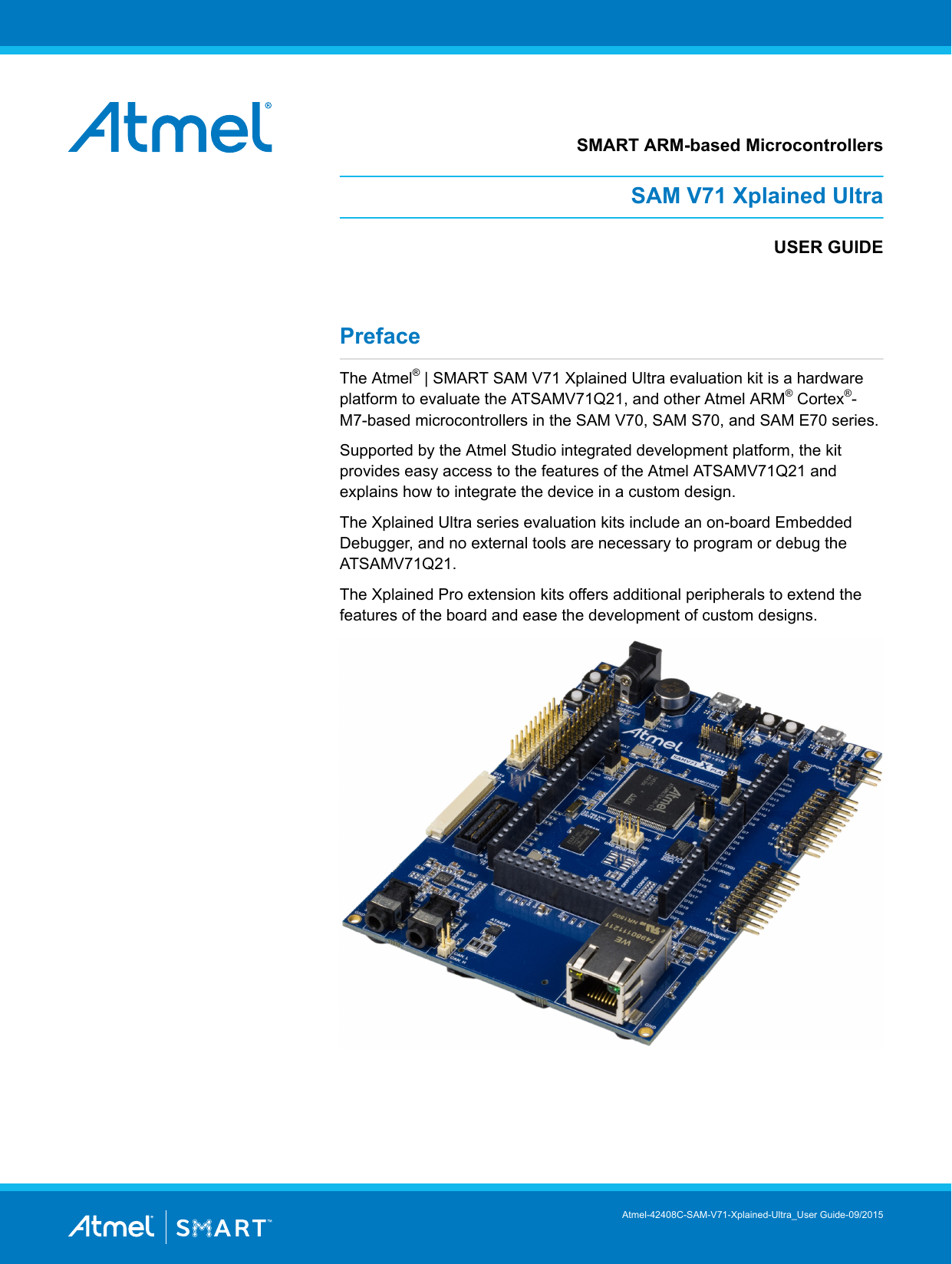 Atmel SMART SAM V71 Xplained Ultra User Guide | Manualzz