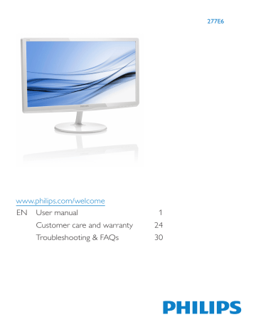 Philips 277E6LDAD/00 User manual | Manualzz