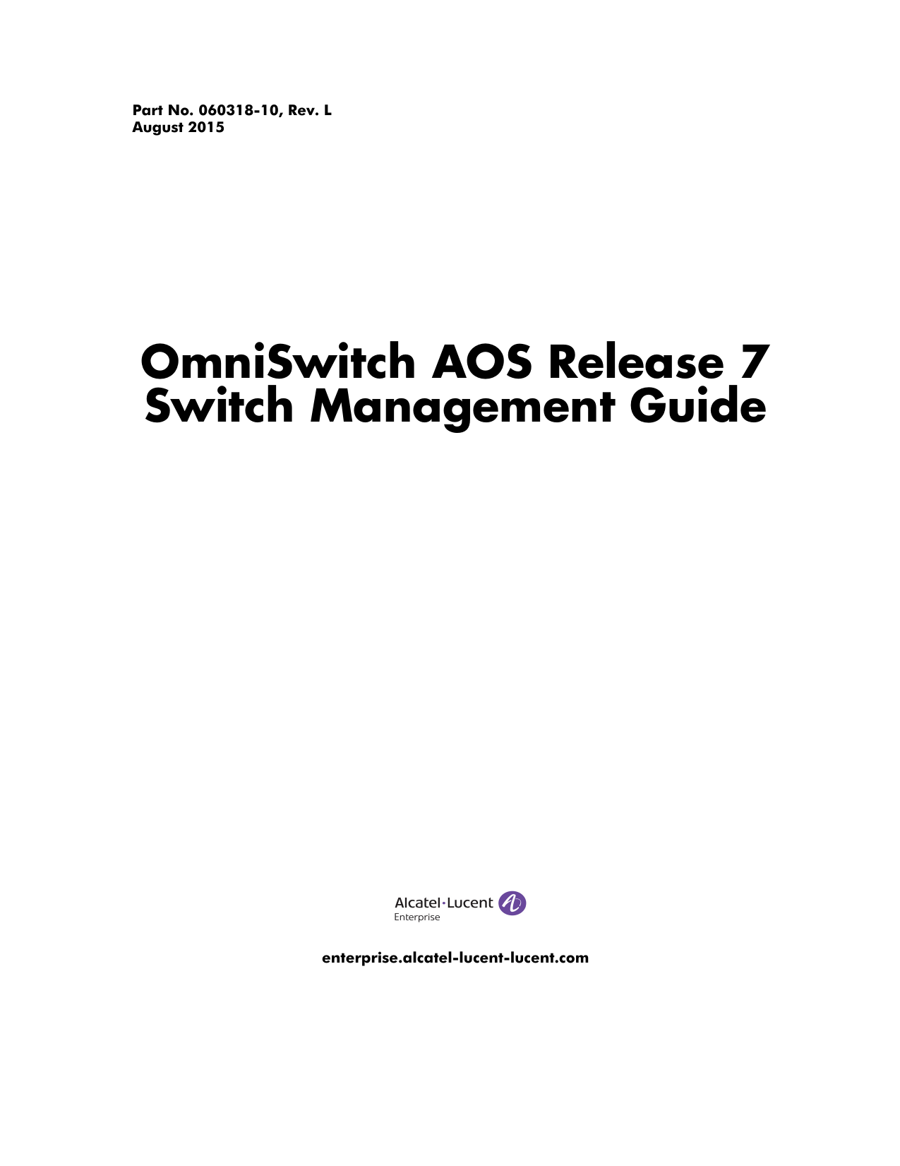 OmniSwitch AOS Release 7 Switch Management Guide Manualzz