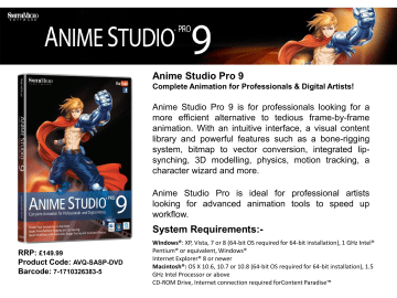 anime studio 9 manual
