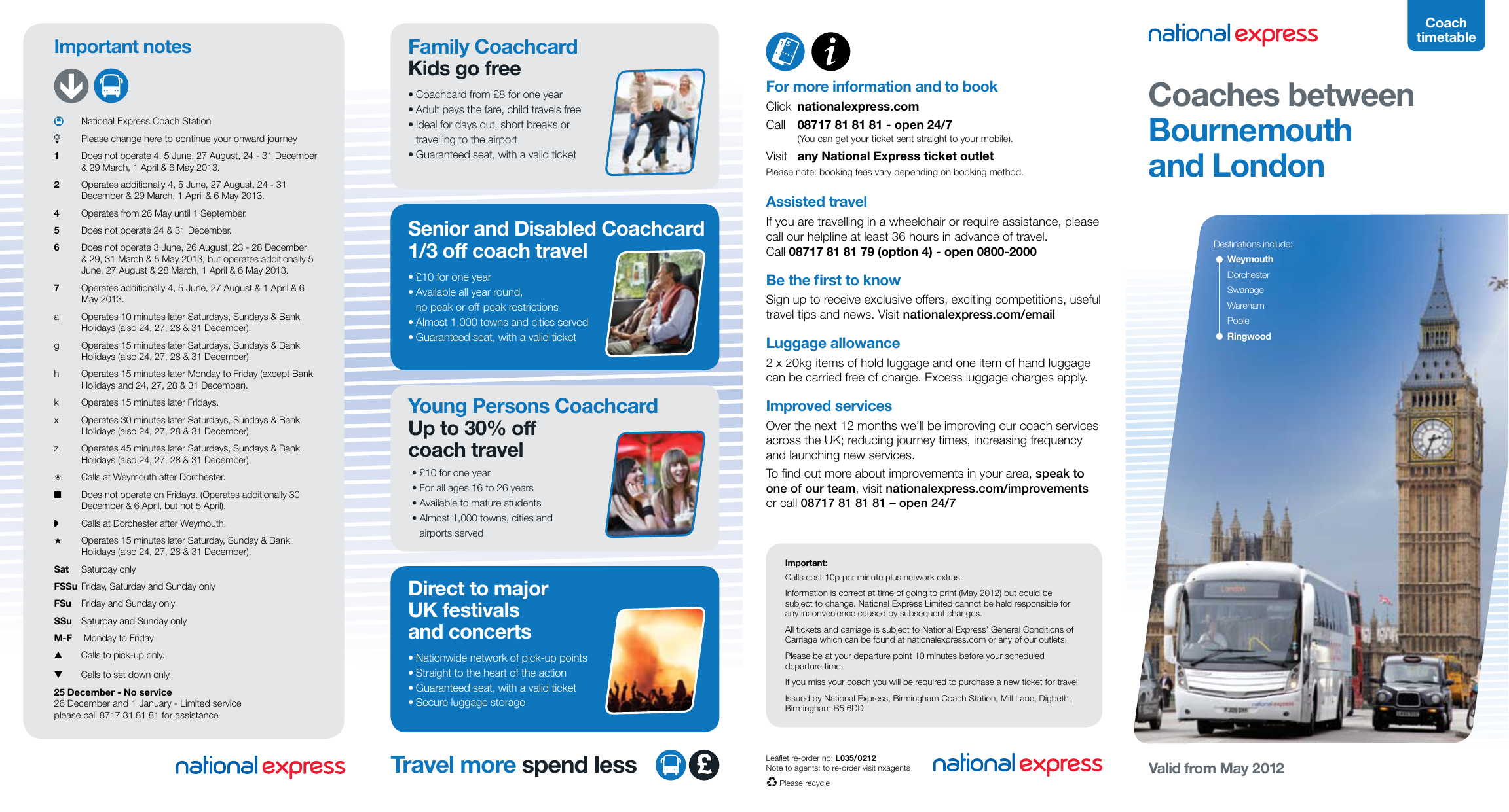 coach tickets to bournemouth from london