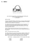 ACSI Electric Latch Retraction Controller 1406 1406-04-AO Installation Instructions
