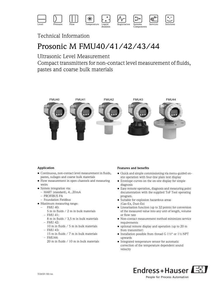 Prosonic M Fmu40 41 42 43 44 Manualzz
