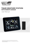 TG645 With Remote Sensor - User Manual