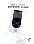 intensity IF COMBO DI4738 Instruction manual