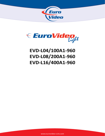 EVD-L04/100A1-960 EVD-L08/200A1-960 EVD-L16/400A1 | Manualzz