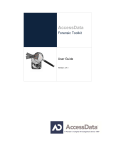 AccessData Forensic Toolkit 3.4.1 User Guide: AI Chat &amp; PDF Download