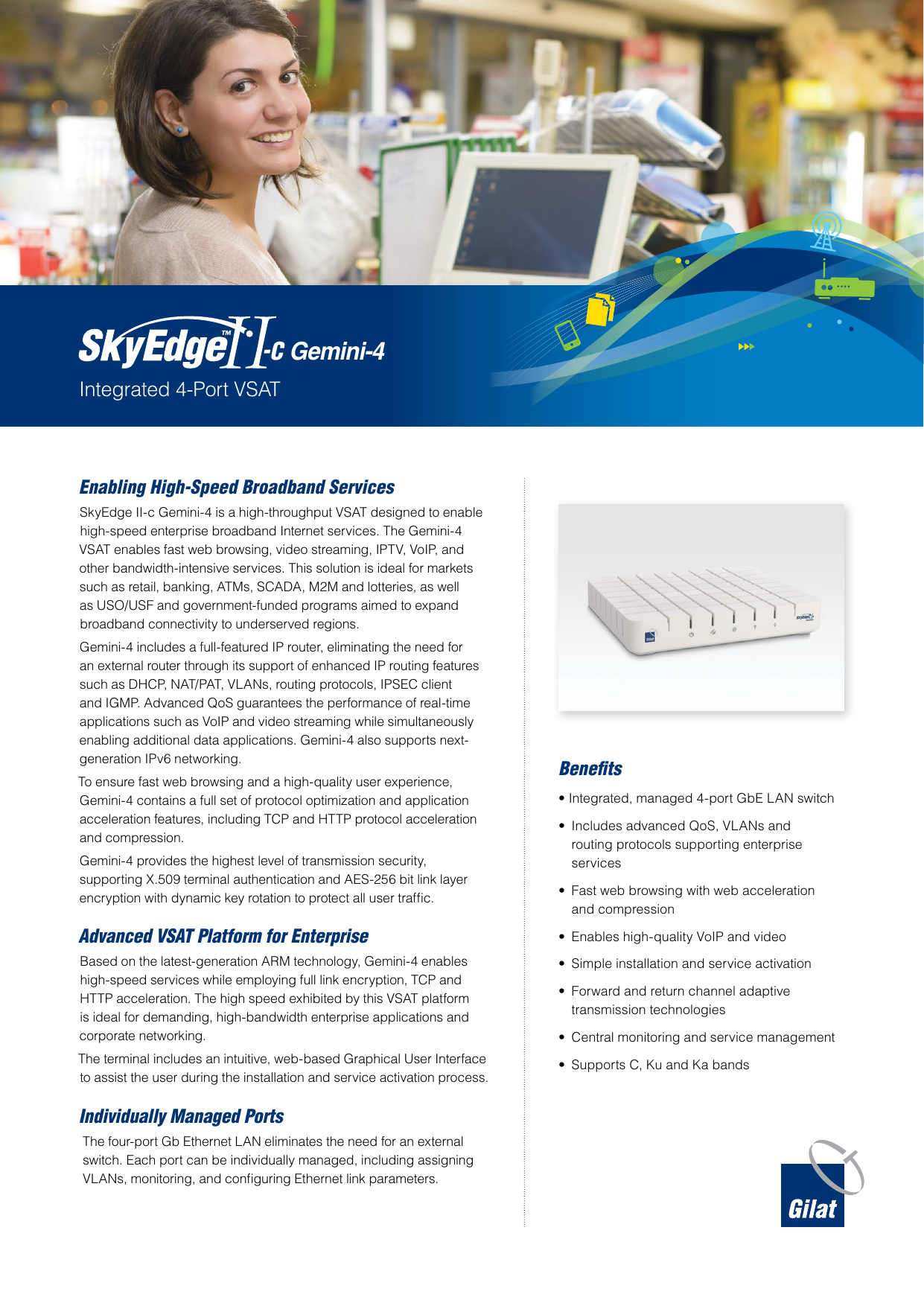 Gemini 4 Gilat Satellite Networks Manualzz
