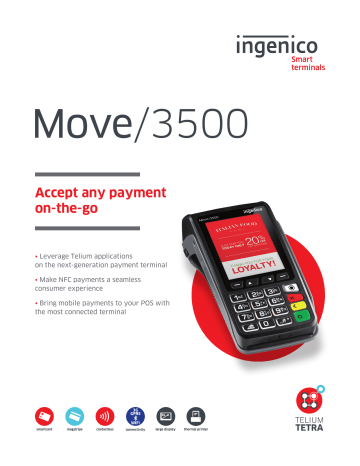 Ingenico Move/3500 | Manualzz