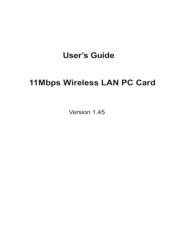 Boca Systems Wireless LAN PC Card 11Mbps User`s guide | Manualzz