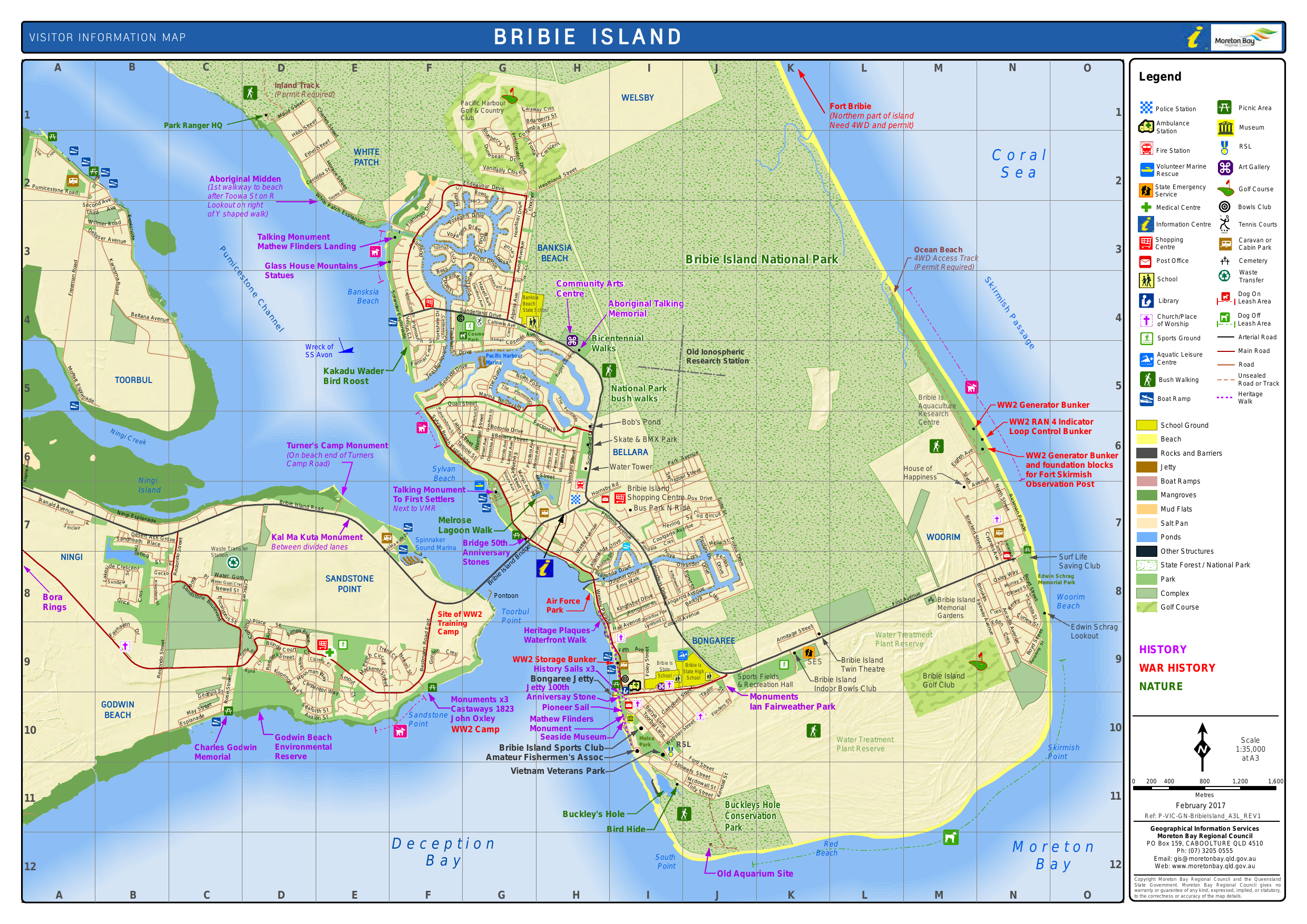 Map Of Bribie Island Bribie Island - Moreton Bay Regional Council | Manualzz