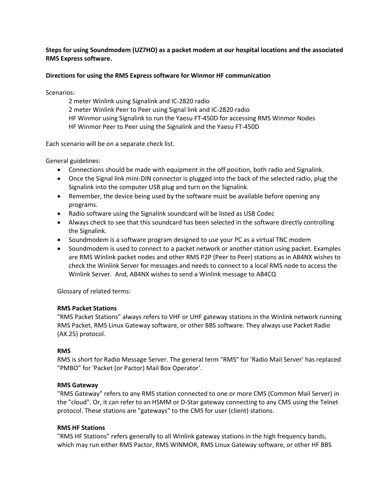 Steps for using Soundmodem (UZ7HO) as a | Manualzz