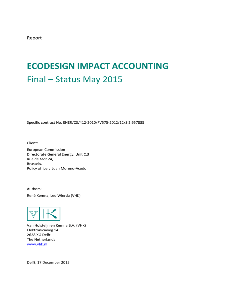 Ecodesign Impact Accounting Final Manualzz
