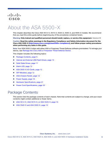 Information About The Asa 5500 X Manualzz