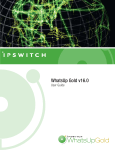 WhatsUp Gold v16.0 User Guide