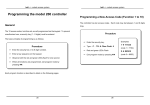Bellcode model 200 controller User Manual